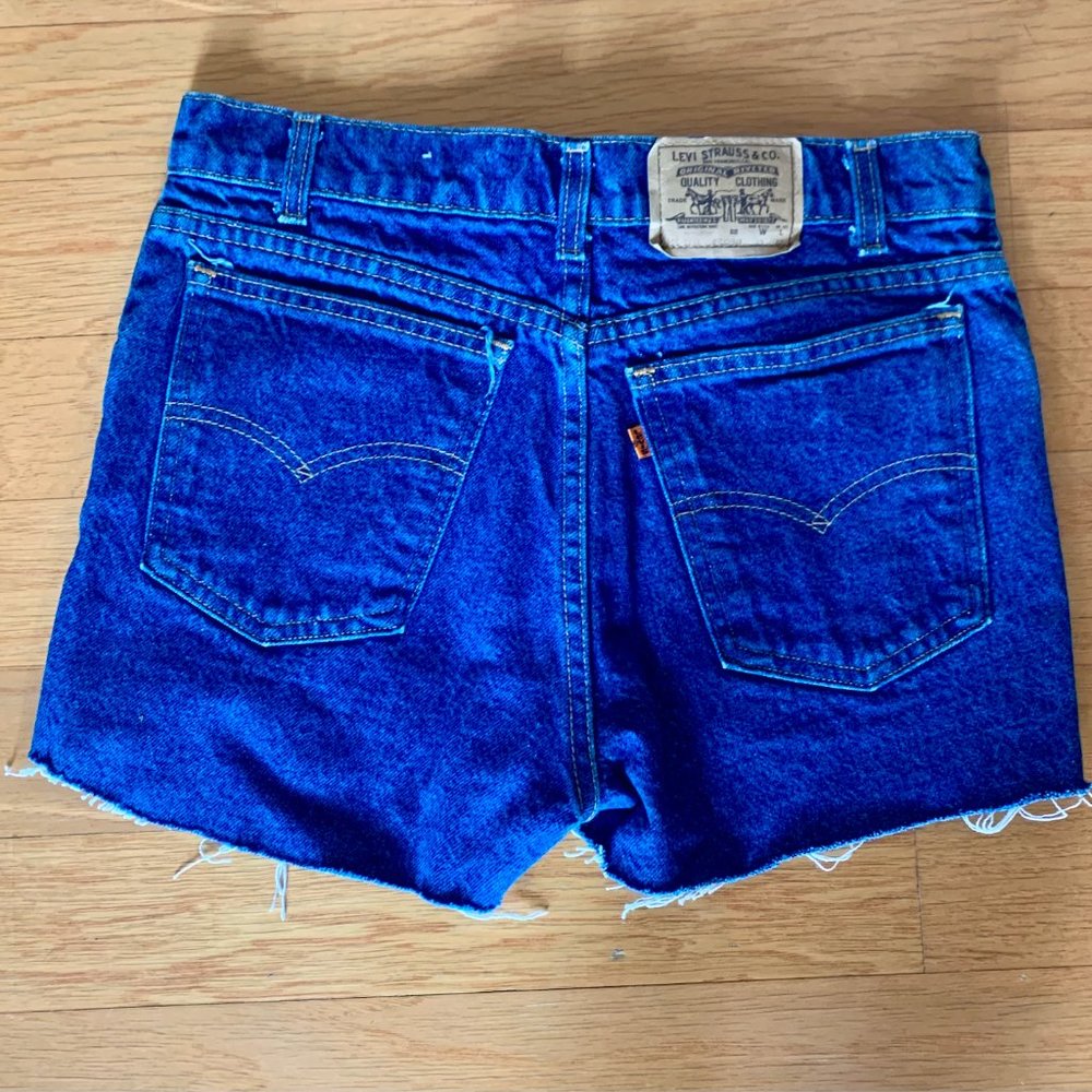 Vintage High-Waisted Levi Strauss Jean Shorts
